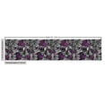 thumbnail image 3 of Ambesonne Grunge Fabric by the Yard Upholstery, Vintage Murky Wavy Lines, 3 Yards, Charcoal Grey and Purple, 3 of 5