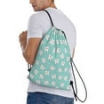 thumbnail image 4 of Yiaed Cartoon Teeth1 Print Drawstring Bags Drawstring Backpack Bulk String Back Pack Gym Sport Bag-Medium, 4 of 5