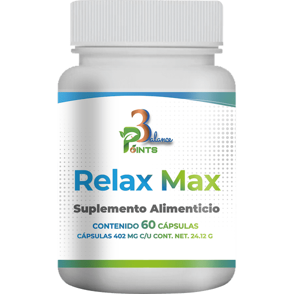 Relax Max, 3 Balance Points, 60 capsulas.