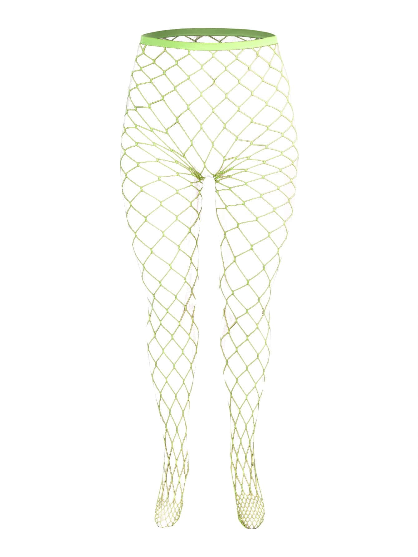 Fishnet Tights Without Panty 