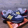thumbnail image 2 of New Balance 574 Rugged Athletic Everyday Retro Colorblock Sneakers Shoes men’s 6, 2 of 6