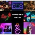 thumbnail image 2 of RGB Light Strip BT Pickup Sound Ambient Light Colorful DIY Modeling Flexible Silicone Light Strip APP/Remote Control Support Pickup Sound Function, 2 of 8