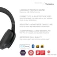 thumbnail image 2 of Technics Wireless Noise Cancelling Headphones, 50 Hours Battery Life, High-Fidelity Bluetooth Headphones with Multi-Point Connectivity, Impressive Call Quality, and Comfort Fit - EAH-A800-K Black, 2 of 5