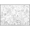 thumbnail image 6 of Giant Coloring Poster - Premium Jumbo Coloring Sheets for Kids & Adults with Thick Bleed-Resistant Pages, Use on Floor, Wall, or as Table Cloth, Use With Alcohol Based Markers (30” x 42”, Mermaid), 6 of 6