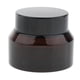 thumbnail image 2 of Lote de 6 frascos de vidrio vacíos con tapa de rosca negra para cosméticos. 30g, 2 of 6