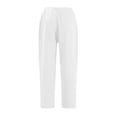 thumbnail image 5 of MSJUHEG Women'S Pants High Waisted Jeans For Women Womens Trousers Back Pants Elastic Waist Linen Pants Pants Linen Pants White 5Xl, 5 of 7