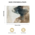 thumbnail image 3 of Orinice  Framed Canvas Print Wall Art Pastel Grunge Watercolor Gray Abstract Shapes Illustrations Modern Art Minimalism for Living Room, Bedroom, Office  20x16in, 3 of 6