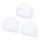 thumbnail image 1 of Gorra de natación de silicona Uxcell, impermeable, cómoda, antideslizante, para mujeres, hombres, adultos, cabello largo y corto, blanca, 1 of 6