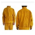 thumbnail image 2 of Leather Welding Protective Clothing Apparel Suit For Welder Protection Workwear Leather Heat Insulation Welding Suits, 2 of 2