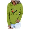 thumbnail image 2 of Kiplyki Autumn Sweatshirts Long Sleeve Pullover Hoodie Sweatshirt Tops Drawstring Lightweight Hooded Loose Pullover Tops, 2 of 4