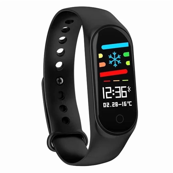 RHEA- M4 Smart Bracelet Fitness Tracker – Heart Rate Monitor, Waterproof, 45-Day Stand