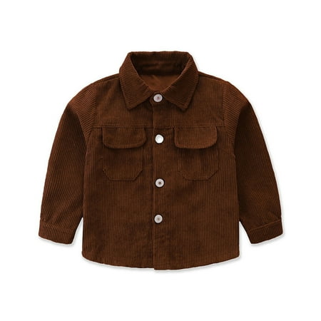 

Toddler Boys Coats Jackets Kids Baby Girls Autumn Winter Ribbed Solid Cotton Long Sleeve Coat Cardigan Clothes