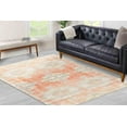 thumbnail image 2 of Red Rugs, Faded Rug, Medallion Rug, Boho Rugs, Turkish Rug, Bathroom Rug, Round Rug, 3D Printeds Rug, Kitchen Rug, Non-Slip Carpet, 5.2'x7.5' - 160x230 cm, 2 of 8