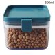 thumbnail image 1 of Toystoory Tanque de alimentos sellado de plástico transparente a prueba de humedad caja de almacenamiento de mantenimiento fresco contenedor de tarro de Organizadores de utensilios de cocina Azul S Toystoory HA000760-04B, 1 of 1