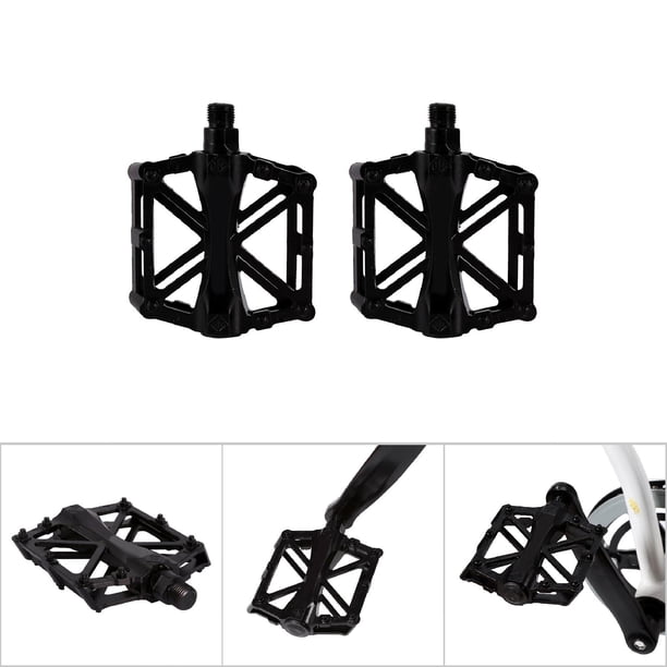 PEDALES DE ALUMINIO PEDAL DE BICICLETA CON PLATAFORMA ANTIDESLIZANTE PARA CARRERAS Y CICLISTAS