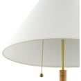 thumbnail image 2 of Livabliss Magda Modern Accent Table Lamp, 25-inch, Brass with White Shade, 2 of 5