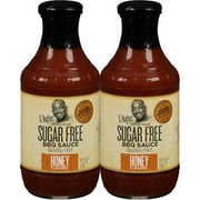 G Hughes Smokehouse Sugar Free Honey Flavored BBQ Sauce, 18 oz (Pack of 2)