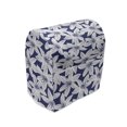 thumbnail image 1 of Navy Stand Mixer Cover, Tropical Hibiscus Flower Petals Exotic Blossoms Hawaiian Holiday Style Image, Kitchen Appliance Organizer Bag Cover with Pockets, 5 Quarts, White Dark Blue, by Ambesonne, 1 of 4