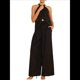 thumbnail image 3 of Conjunto de Dos Piezas para Mujer, Verano 2025, Informal, Sin Mangas, Cuello Alto, Top Corto, Pantalones de Pierna . Negro L, 3 of 9