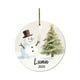 thumbnail image 2 of Adornos de cerámica Adornos navideños Lindo muñeco de nieve Adorno de cerámica Regalo navideño personalizado Decoración para árbol de Navidad Decoraciones de Halloween Decoración de otoño Decoración d, 2 of 6