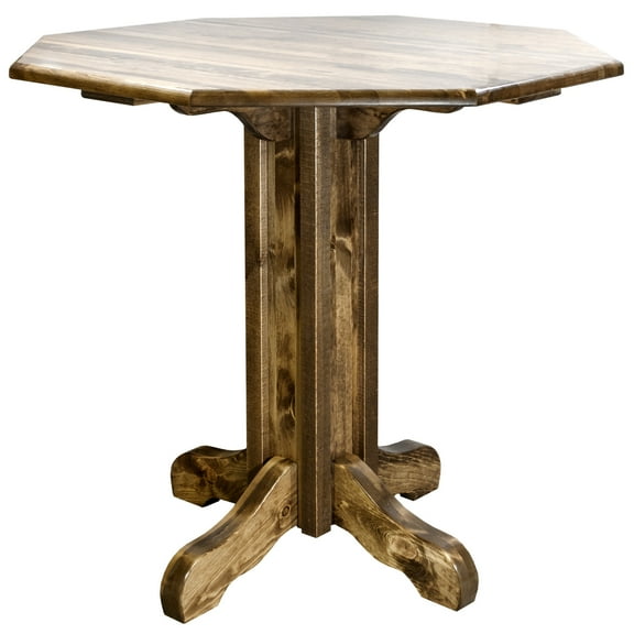 Montana Woodworks MWHCPTTSL36 Homestead Pub Table, Stain & Lacquer