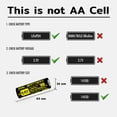 thumbnail image 2 of Batería XML Battery 4/5 AA 3,2 V 400 mAh LiFePO4, paquete de 4, 2 of 7