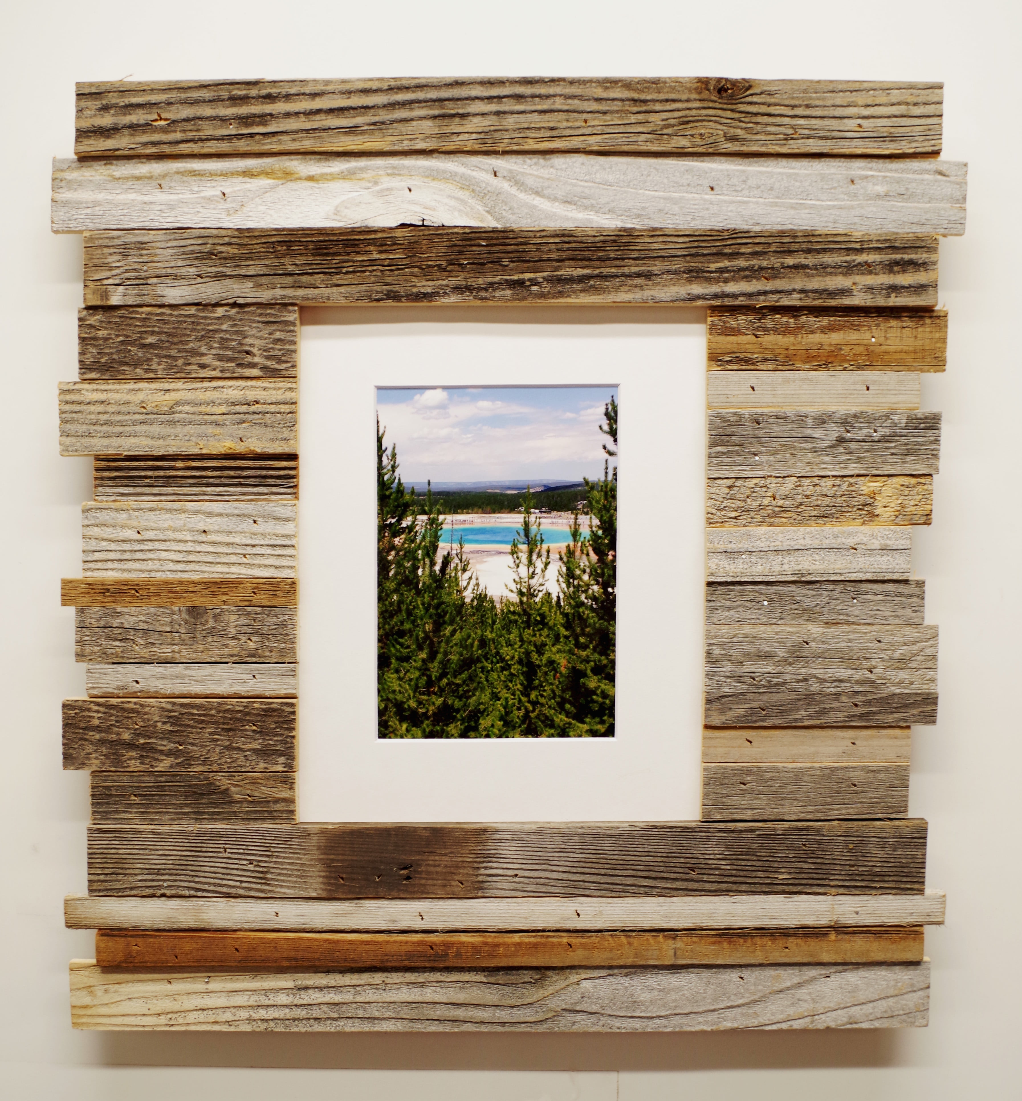 Decorative Large Family Photo Frames Beachcomber Shanty Reclaimed Wood Barnwood Picture Frame Unique Distressed Weathered Farmhouse Frames