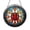 Stained Glass 5.9 Inch, variant on Decorative Floral Medallion Stained Glass Suncatcher Window Hanging Decor, Vintage Style Sun Catcher Ornament with Tassel Elements, Colorful Stained Glass Style Window Art, Decorative Window Hanging