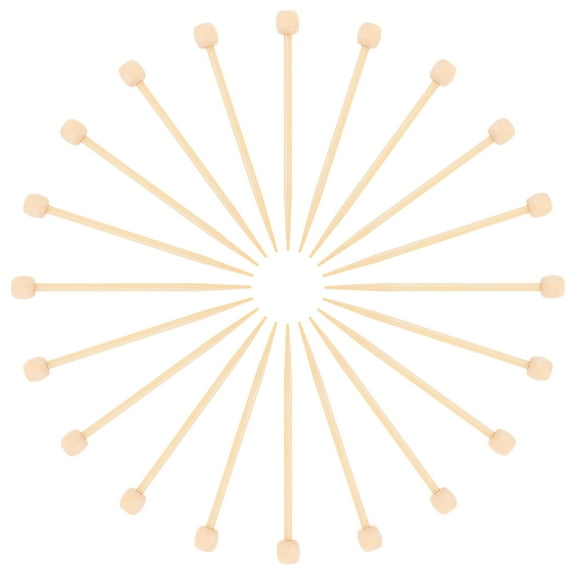 Wool Knitting Tools 20 Pcs Needle Crochet Hooks Needles Mini Sewing Pin Yarn Bamboo