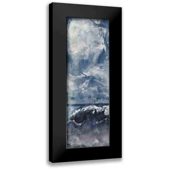 Shanti, Shima 7x14 Black Modern Framed Museum Art Print Titled - I See You I