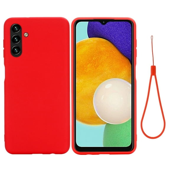 For Samsung Galaxy A13 5G Pure Color Liquid Silicone Phone Case