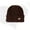 Brown, variant on Unisex Winter Ripped Knitted Slouch Hat, Large Head Circumference Solid Color Beanie for Casual and Fashionable Wear