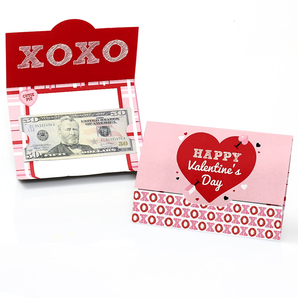 Conversation Hearts Valentine's Day Money And Gift Card Holders Set