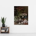 thumbnail image 2 of Monet Spring Flowers Extra Large XL Wall Art Poster Print, 2 of 3