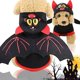 thumbnail image 2 of Disfraces para perros y gatos, mascotas divertidas, abrigo con capucha de lana para cachorros, ropa cálida para otoño e invierno Ormromra FLD-3549, 2 of 7