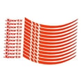 thumbnail image 1 of jinwen Car Wheel Hub Stickers Wheel Reflective Stickers Universal Easily Install Waterproof Car SUV Wheel Accessory Wheel Hub Decals Reflective Red, 1 of 8