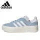 thumbnail image 3 of Adidas Originals Gazelle Bold - Zapatillas de skate informales para mujer, de gamuza, con suela gruesa, antideslizantes, para caminar al aire libre, 3 of 5