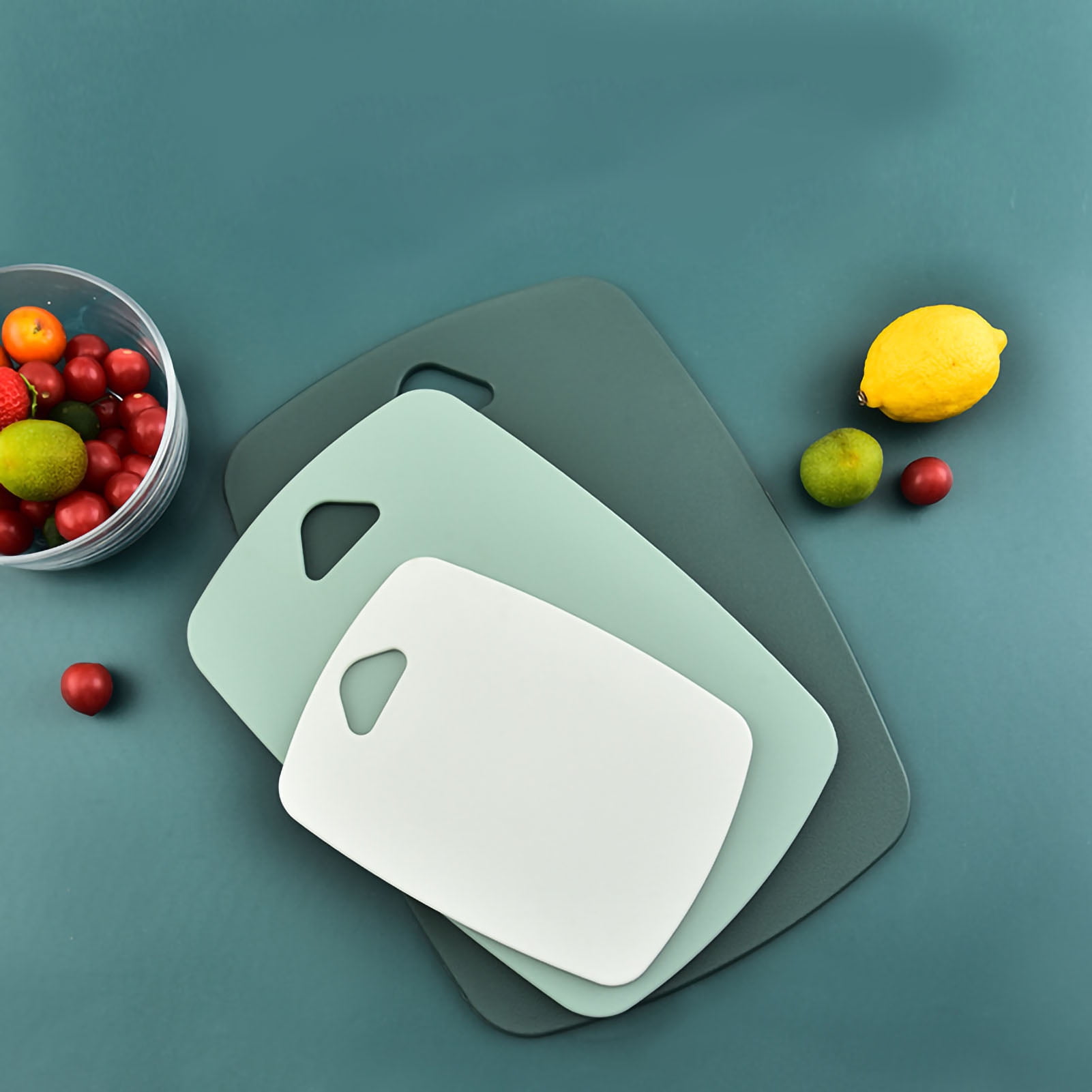 Vinak Tabla De Corte De Cocina Profesional Con Ranura Y Tacos Antideslizantes. Fabricada En Pe