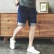 thumbnail image 5 of Pantalones cortos cargo para hombre, informales, pesados, cómodos, para correr, bermudas para hombre, con bolsillo frontal, cintura elástica, pantalones cortos de algodón Y2k, 5 of 5