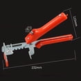 thumbnail image 5 of Ceramic Tile Leveling Tool Push Clamp Labor-saving Push Clamp Professional Tool Tiling Tool Pliers (Red), 5 of 6