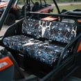 thumbnail image 3 of ZIATUBLES 2-Pack UTV Front Seat Covers with Dark Forest Deer Skull Print, Compatible with Kawasaki Mule 3000 3010, Washable Polyester Protective Cover, Fade & Wear Resistant, 3 of 8
