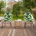 thumbnail image 3 of 18x18 Inch Outdoor Chair Cushions – Weatherproof Square Patio Seat Pads with Thick Padding, Water & Fade Resistant for Dining Chairs, Rockers & Porch Furniture, 3 of 4