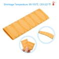 thumbnail image 3 of Uxcell Cutting Knife Handle Heat Shrink Sleeve Chef Cutter Non Slip Wrap, Oval Pattern Yellow 2.2"x4.9", 3 of 6
