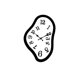thumbnail image 5 of Reloj de pared derretido, reloj colgante, regalo decorativo, moderno, para baño, silencioso, para aula, inauguración de la casa, familia y amigos. 35 cm x 277 cm, 5 of 8