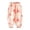 Orange a1, variant on Girls Summer Pants Kids Long Bloomers Floral Print Lightweight Wide Leg Elastic Waist Barrel Harem Pants 1-13 Years