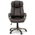 thumbnail image 3 of Sauder Chaise Pivotante Exécutive en Cuir Gruga Marron, 3 of 3