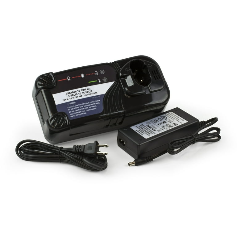 Optimal Cross Compatible Charger Worldwide 110 240V AC for HITACHI 7.2V to 18V Ni Cad Ni Mh Lithium Ion Batteries Walmart