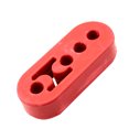 thumbnail image 1 of Suspensión de de Vehículo de Coche de 4 Agujeros, Aislante de Goma de Densidad para Sistema de de Tubo de Cola, Agujero de 12 Mm rojo shamjiam Buje del soporte de suspensión, 1 of 8