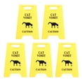 thumbnail image 2 of 5PCS Cat Vomit Sign, Cat Warning Sign Decoration, for Pet Owners, Cats and Dogs Vomit Sign Ornament Decor for Home and Table 2.64 X 3.94in, 2 of 7