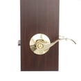 thumbnail image 5 of Brinks, Privacy, Bed/Bath, Wave Style Door Lever, Polished Brass Finish, 5 of 11
